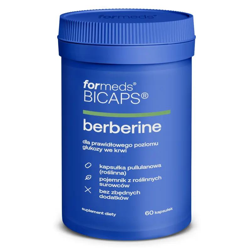 Formeds Bicaps Berberine Suplement Diety 60 Kapsułek