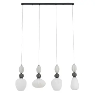 Lampa wisząca CORALS zwisy na listwie dekoracyjne klosze 4xE27 do salonu 11976 Nowodvorski