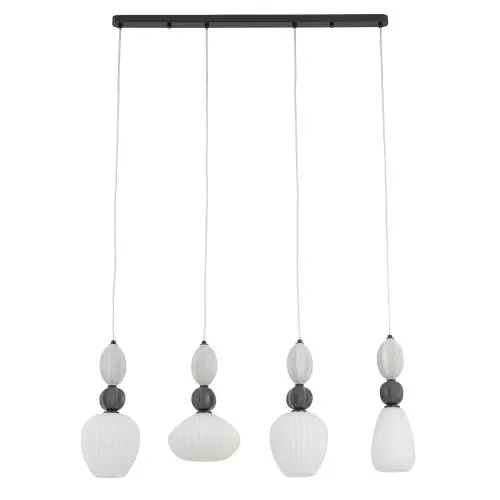 Lampa wisząca CORALS zwisy na listwie dekoracyjne klosze 4xE27 do salonu 11976 Nowodvorski