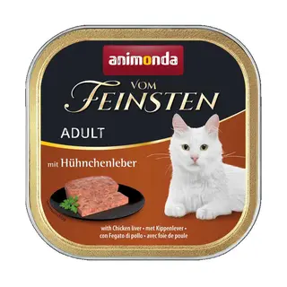 ANIMONDA Vom Feinsten Adult Wątróbka z kurczaka - mokra karma dla kota - 100g
