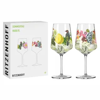 Ritzenhoff Zestaw 2 szt. kieliszków do aperitif koktajli soków Sommertau Hugo kryształ 5/6