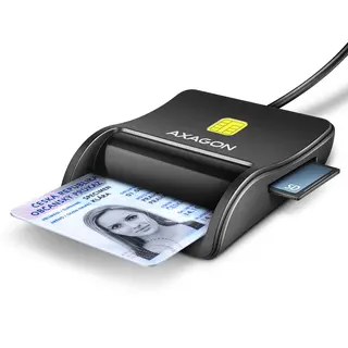 AXAGON Czytnik kart identyfikacyjnych & SD/microSD/SIM USB CRE-SM3SD