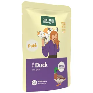 Green Petfood Adult Paté, 8 x 85 g - Kaczka - Good Digestion