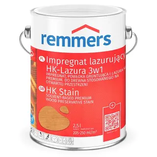 Remmers hk-lasur 5l lazura, impregnat do drewna 3w1 - Pinia / Modrzew