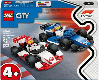 Klocki LEGO City F1 Bolidy Williams Racing i Haas F1 60464