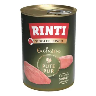 RINTI Singlefleisch Exclusive Indyk Mono - mokra karma dla psa - 400g