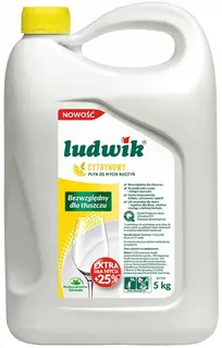 Płyn do mycia naczyń Ludwik cytrynowy 5 kg