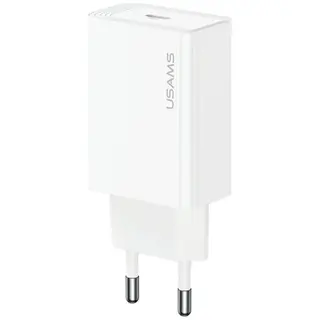 USAMS Ładowarka sieciowa T69 20W USB-C biały