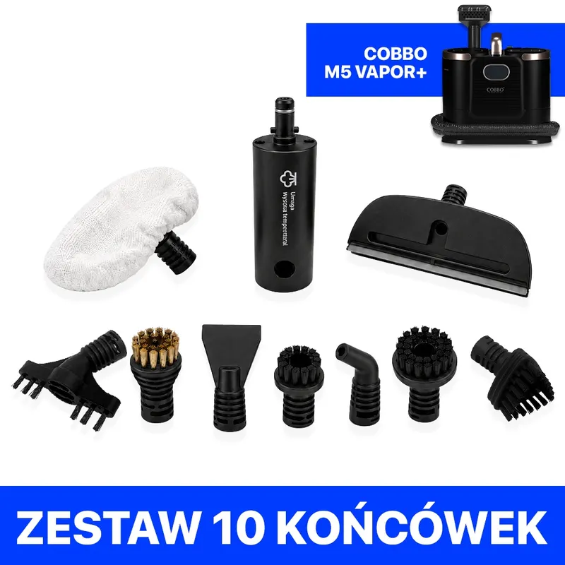 Zestaw 10 końcówek do robota piorącego COBBO M5 VAPOR+
