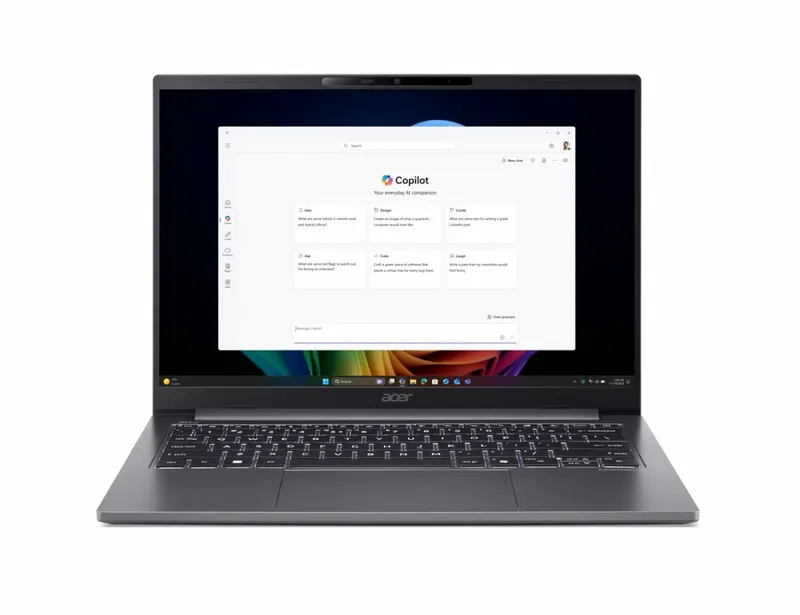 Acer Laptop TravelMate X4 14 AI TMX414-51-TCO Ultra 5 228V 32GB/512GB/14 cali/W11PRO, 3 Years On Site, Copilot+PC