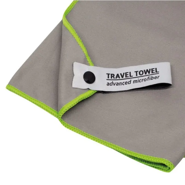 TravelSafe Ręcznik podróżny Mikrofibra L, szary