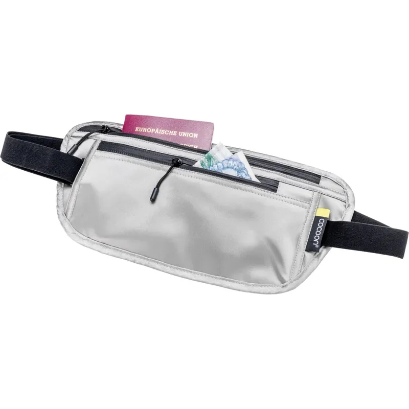 Cocoon Secret Waist Wallet / Silk, portfel, piaskowy szary