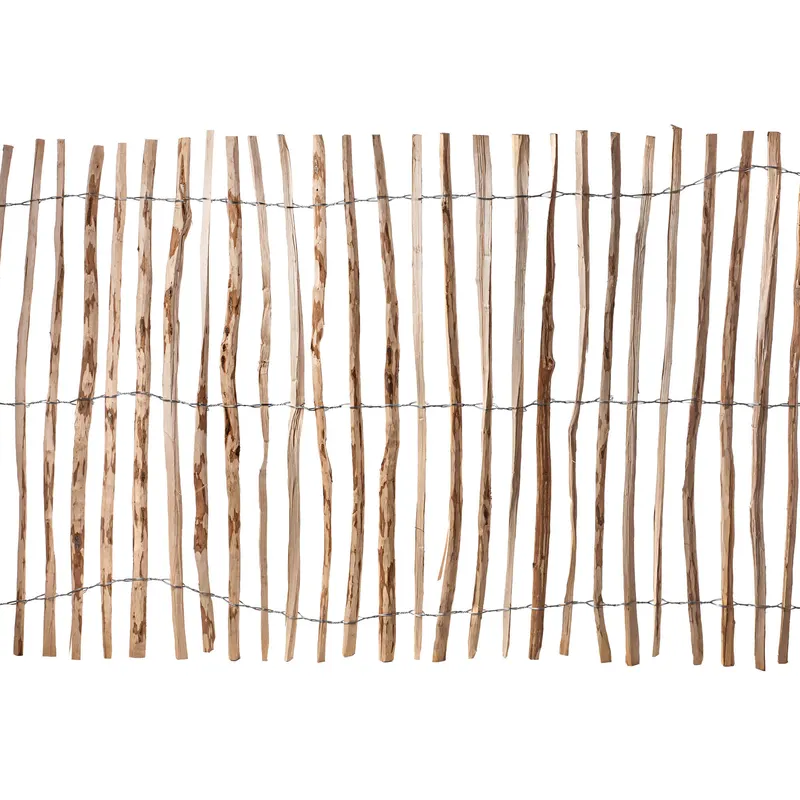 Płot ogrodowy leszczynowy Karo 500 x 120 cm (4-6 cm)