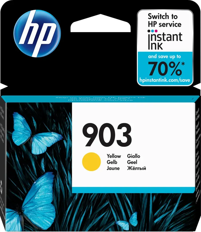 Oryginalny żółty wkład atramentowy HP 903
