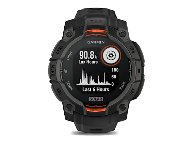 Smartwatch GARMIN Instinct 3 Solar 50mm Czarny 010-02935-00