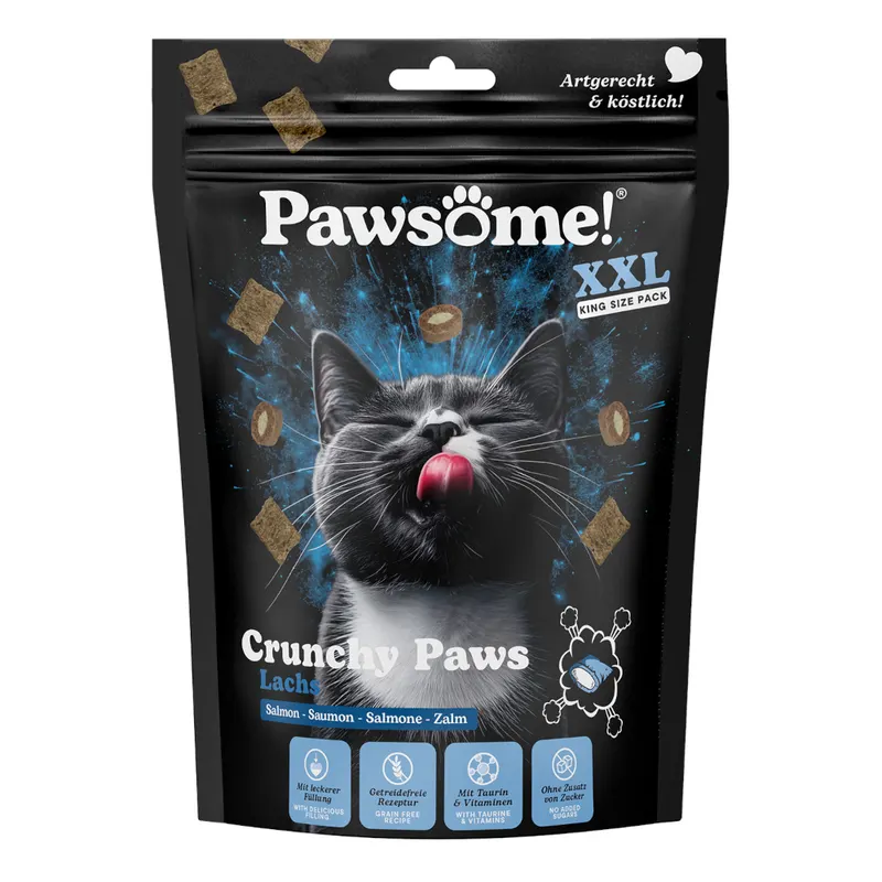 Pawsome Crunchy Paws - Łosoś, 150 g