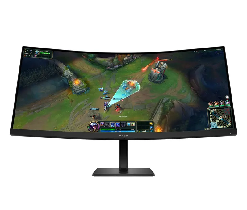 Monitor dla graczy OMEN o przekątnej ekranu 34″ WQHD 180 Hz, zakrzywiony – OMEN 34c G2