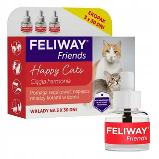 CEVA Feliway Friends - wkład uzupełniający - 3x48ml