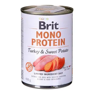 BRIT Mono Protein Turkey & Sweet Potato - mokra karma dla psa - 400g