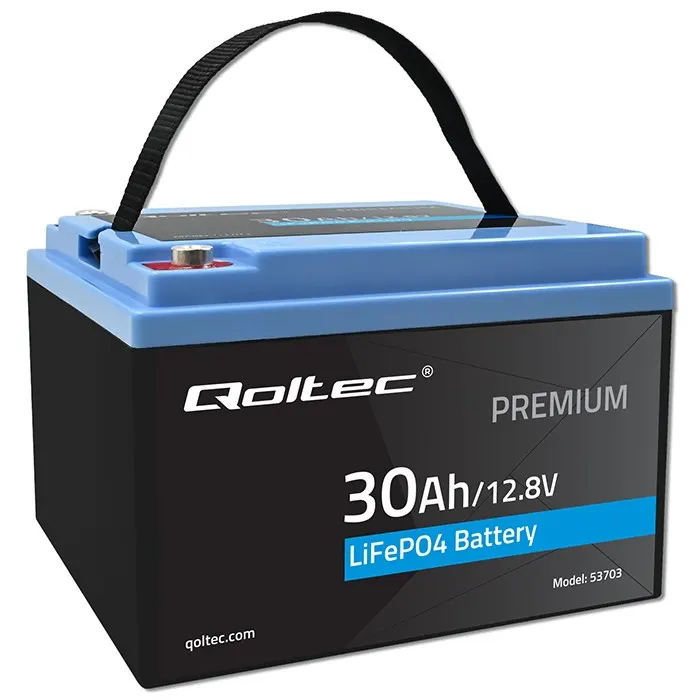 Qoltec Akumulator LiFePO4 | 12.8V | 30Ah | 384Wh | BMS