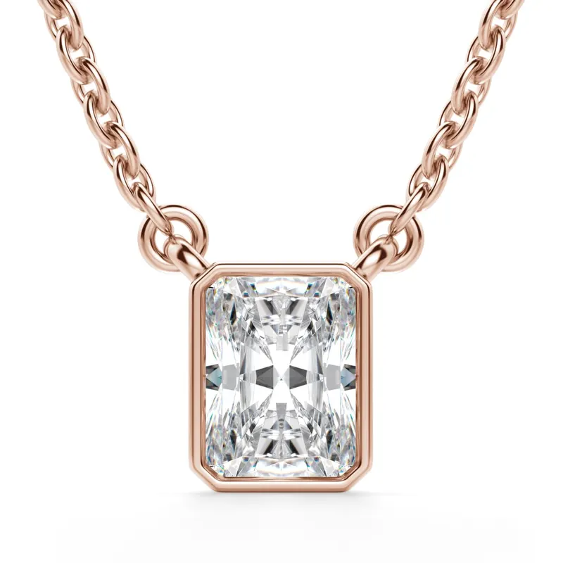Naszyjnik Marseille Radiant 1.00 kt Laboratoryjny Diament 585 Różowe Złoto (14K)