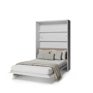 Półkotapczan pionowy elektryczny BC-36 Bed Concept 140x200 cm Kolor - Biały | Rozmiar łóżka - 140x200 cm | Kolor zagłówka - Beżowy komfort bez wysiłku | inteligentna technologia