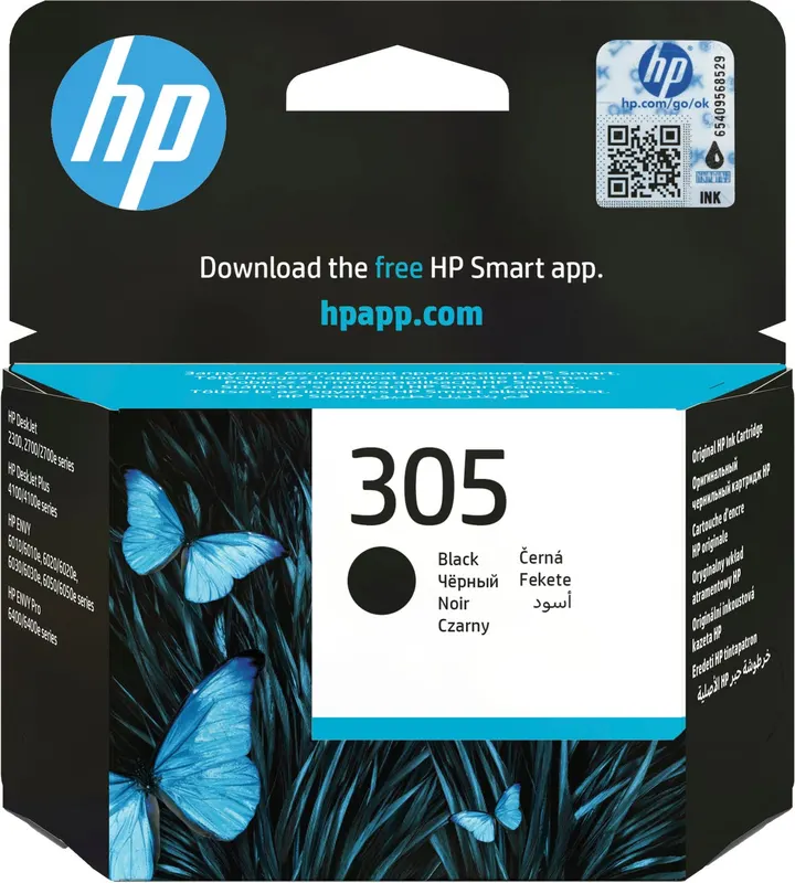 HP 305 Czarny Oryginalny Tusz DeskJet 3YM61AE