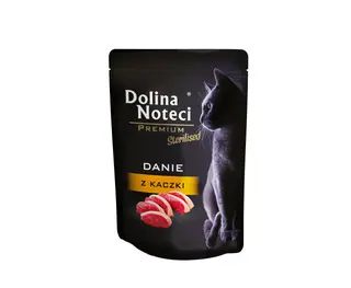 DOLINA NOTECI Premium Sterilised Danie z kaczki - mokra karma dla kotów sterylizowanych - 85 g