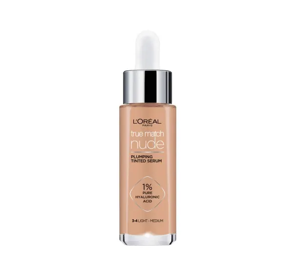 Loreal True Match Nude Skoncentrowane Serum w Podkładzie 3-4 Light-Medium