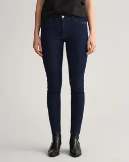 Gant Damskie Jeansy Indygo Nella Skinny Fit