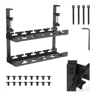 Maclean Organizer podbiurkowy na kable MC-104 B