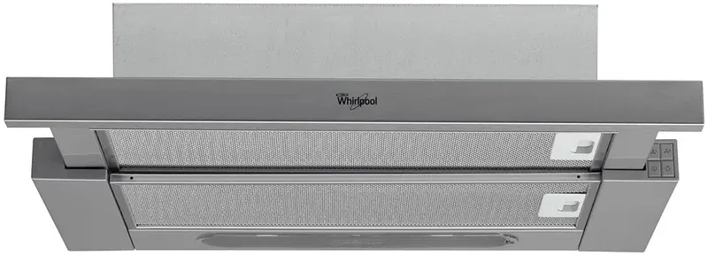 Okap teleskopowy Whirlpool AKR63901IX 304m3/h 62dBA Oświetlenie LED 60cm Inox