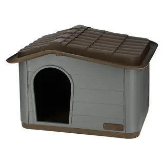 Kerbl Domek dla kota Paola Eco - Niebiesko-szary (dł. x szer. x wys.): 60 x 51 x 41 cm