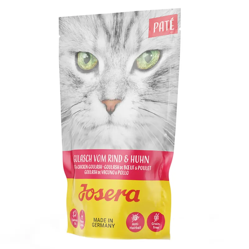 Josera Paté, gulasz, 16 x 85 g - Wołowina z kurczakiem