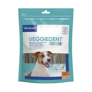 VIBRAC Veggiedent Fresh S (5-10kg) - przysmak dla psa - 456 g