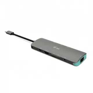 i-tec Stacja Dokująca USB-C Metal Nano 1x HDMI 4K Ultra HD 3840 x 2016 @ 30Hz 1x czytnik SD 1x czytnik micro SD 1x Ethernet GLAN RJ-45 port 1x
