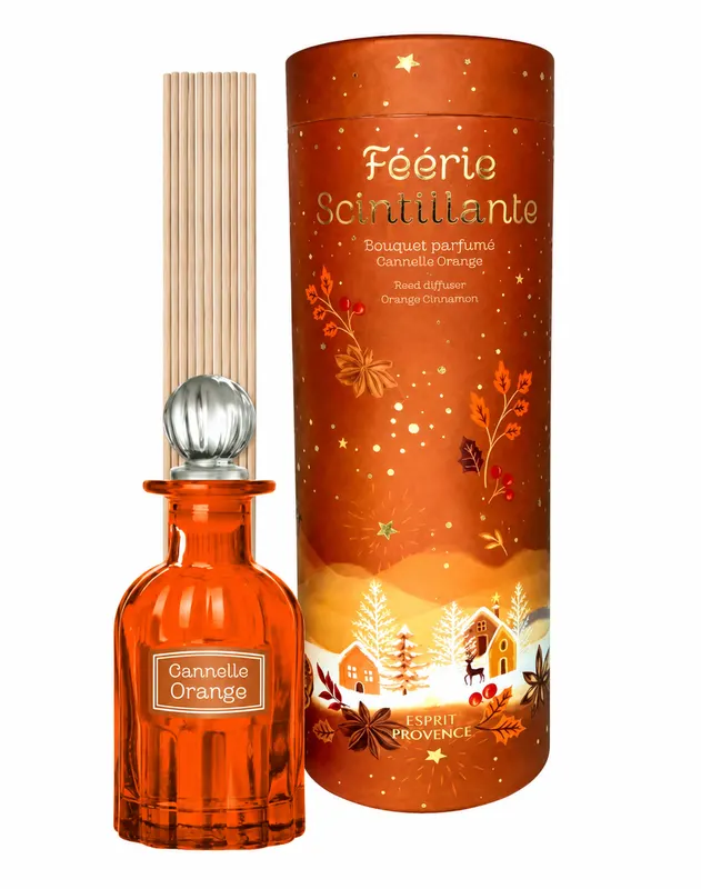 Esprit Provence Cannelle Orange - dyfuzor zapachowy z patyczkami 100 ml w świątecznym opakowaniu