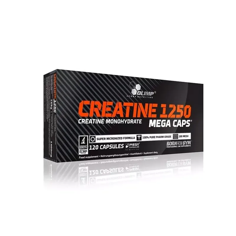 Kreatyna Monohydrat Olimp Creatine 1250 Mega Caps 120kaps