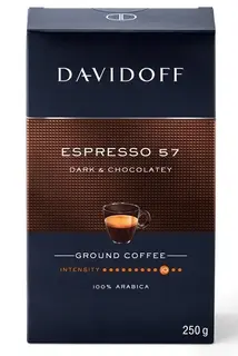 Davidoff Espresso 57 Dark & Chocolatey 250g Kawa Mielona Arabika