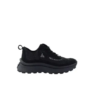 Damskie sneakersy czarne z ozdobną siateczką GOE TT2N4041