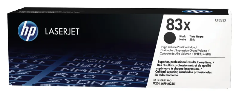 HP 83X oryginalny czarny wkład laserowy o wysokiej wydajności