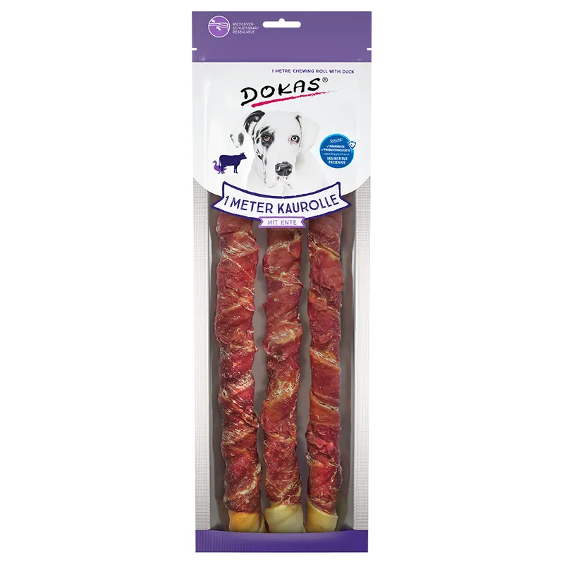 Dokas rurki do żucia o dł. 1 m - Kaczka, 315 g