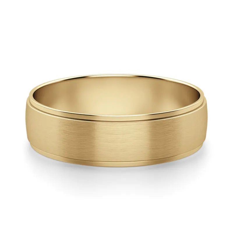 Męska Obrączka Ślubna Aspen 585 Żółte Złoto (14K)