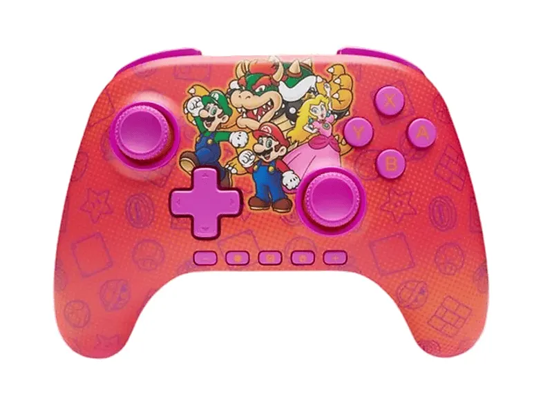Kontroler bezprzewodowy POWERA Advantage Mario and Friends do Nintendo Switch 2 Wielokolorowy