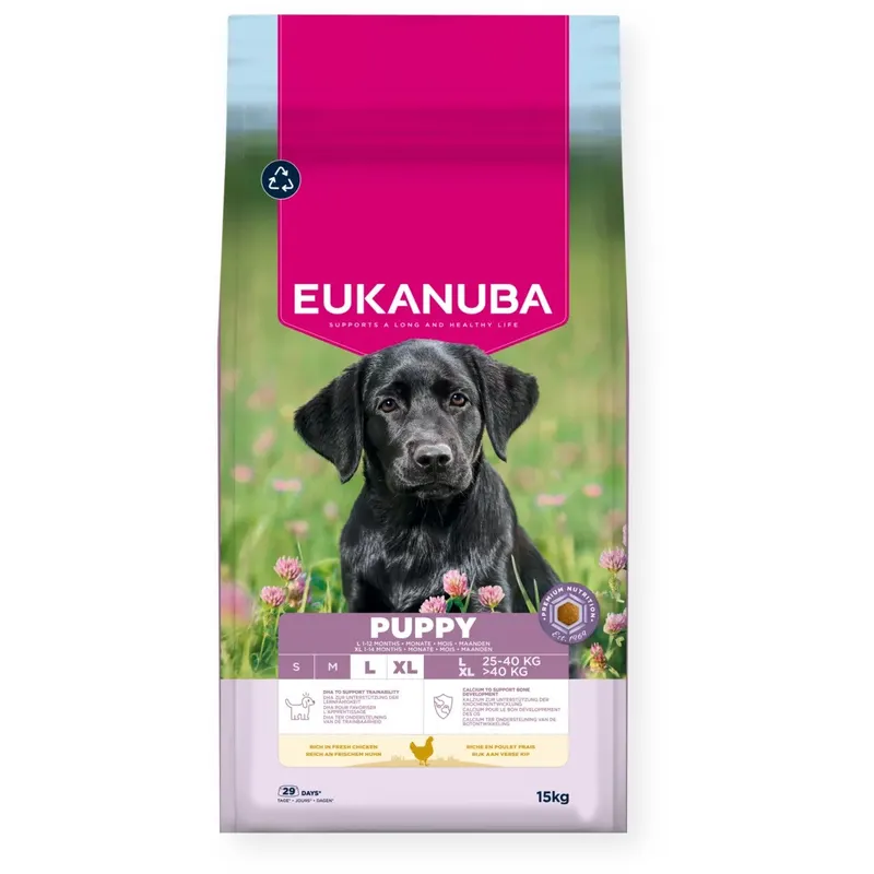 EUKANUBA Puppy L XL Rich in chicken - sucha karma dla psa - 15kg