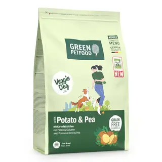 Green Petfood, ziemniaki i groszek - 3 kg