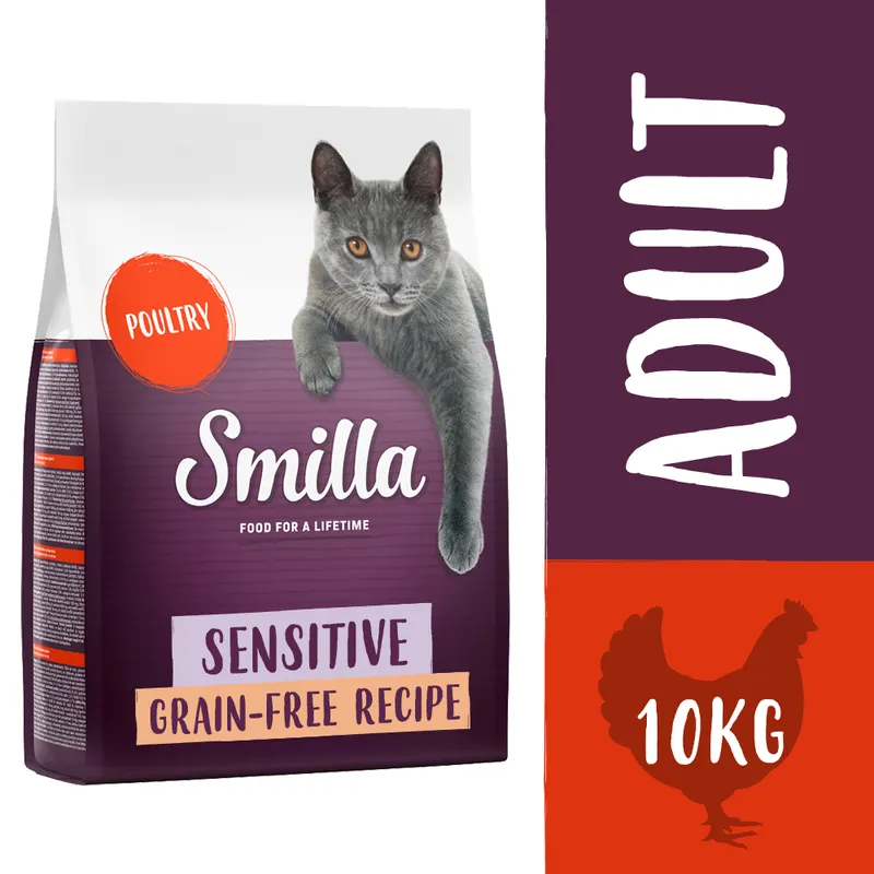Smilla Adult Sensitive, drób, bez zbóż - 10 kg