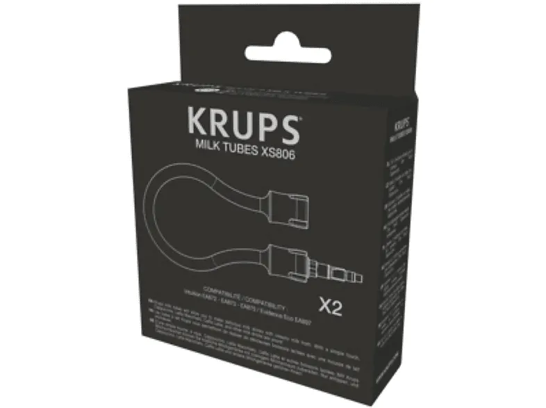 Akcesoria do systemów mlecznych KRUPS XS805000 KIT OF 2 MILK TUBES FOR INTUITION