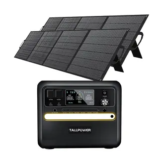TALLPOWER V2400 2160Wh Stacja zasilania 2x 400W Panel słoneczny