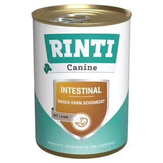 RINTI Canine Intestinal z jagnięciną, 400 g - 12 x 400 g